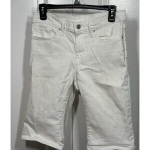 Levi's Red Tab Denim Shorts Womens 29 White Stretch Casual Coastal Cowgirl